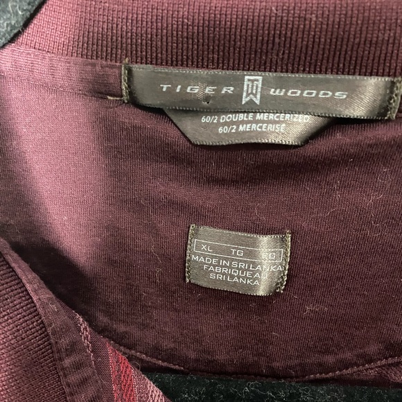 Men’s Tiger Woods Golf Polo Shirt Size XL - Picture 3 of 4